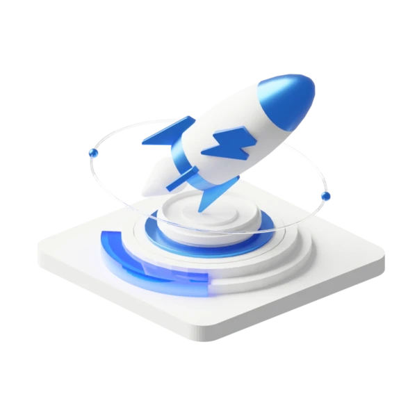 Aerospace industry icon representing advanced manufacturing and engineering for aircraft and space applications.