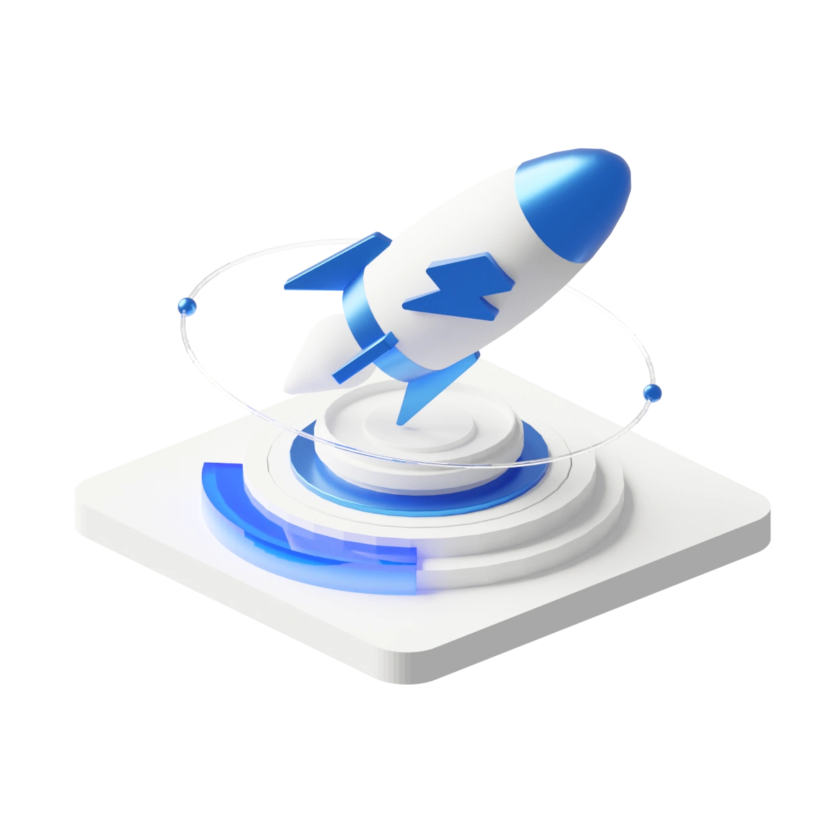 Aerospace industry icon representing advanced manufacturing and engineering for aircraft and space applications.