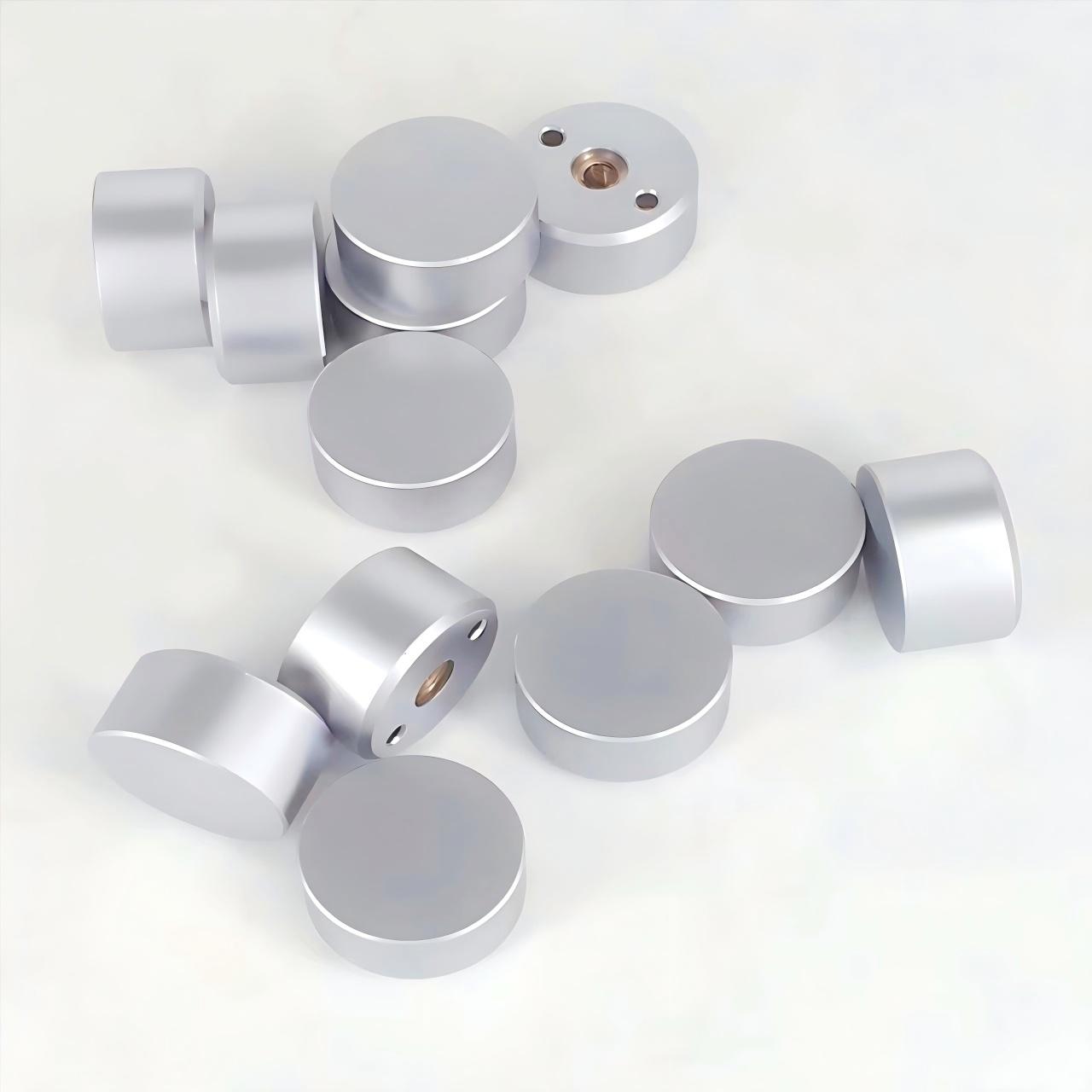 CNC Machined Metal Part Chrome Plating Finish-Duplicate CNC machined metal part with chrome plating finish for high hardness, corrosion protection, and mirror-like surface appearance.