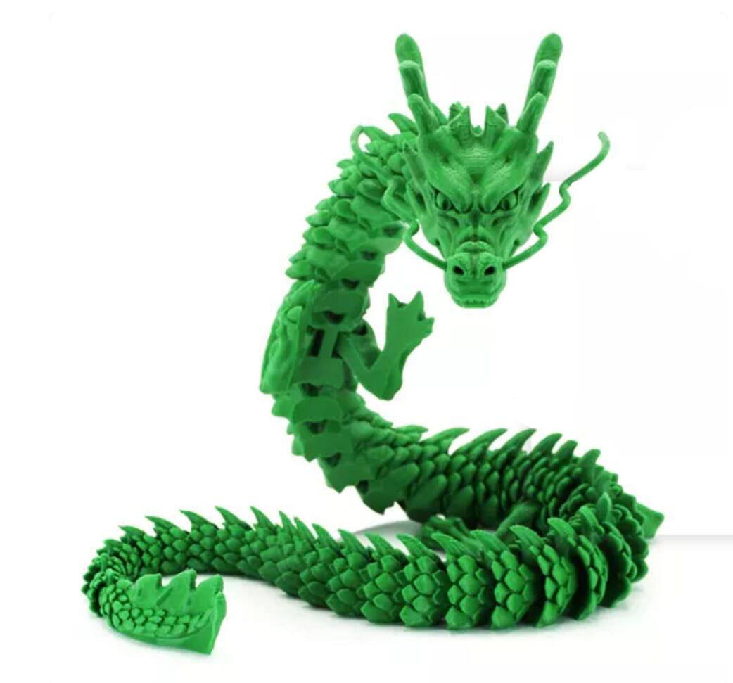 3D Printed Dragon Prototype 3D printed dragon prototype showcasing high-detail design and precise surface finish