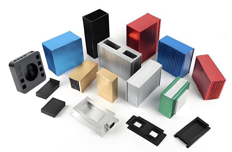 Aluminum Alloy Extruded Parts with Colored Anodized Finishes-Duplicate Aluminum alloy extruded parts with colored anodized finishes for enhanced durability and visual appeal