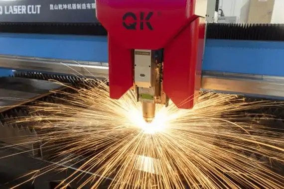CO₂ Laser Cutting CO₂ laser cutting process for precise and clean cutting of metal, acrylic, and plastic materials.