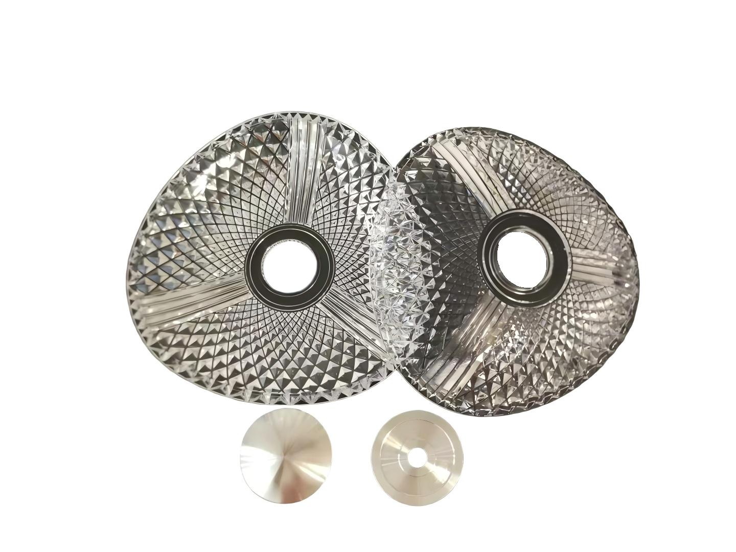 Injection Molded Parts Transparent Acrylic white Backgroung Transparent acrylic injection molded parts on a white background, showcasing precision, clarity, and smooth surface finish