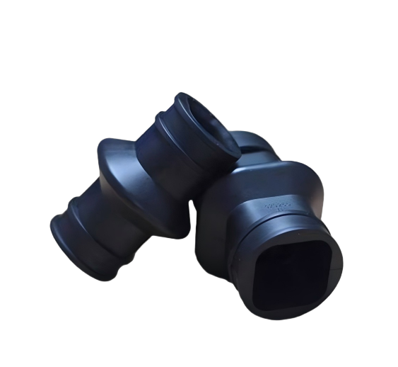 Injection Molidng Plastic Black Part Black plastic part produced by injection molding, showcasing precise dimensions and smooth surface finish.