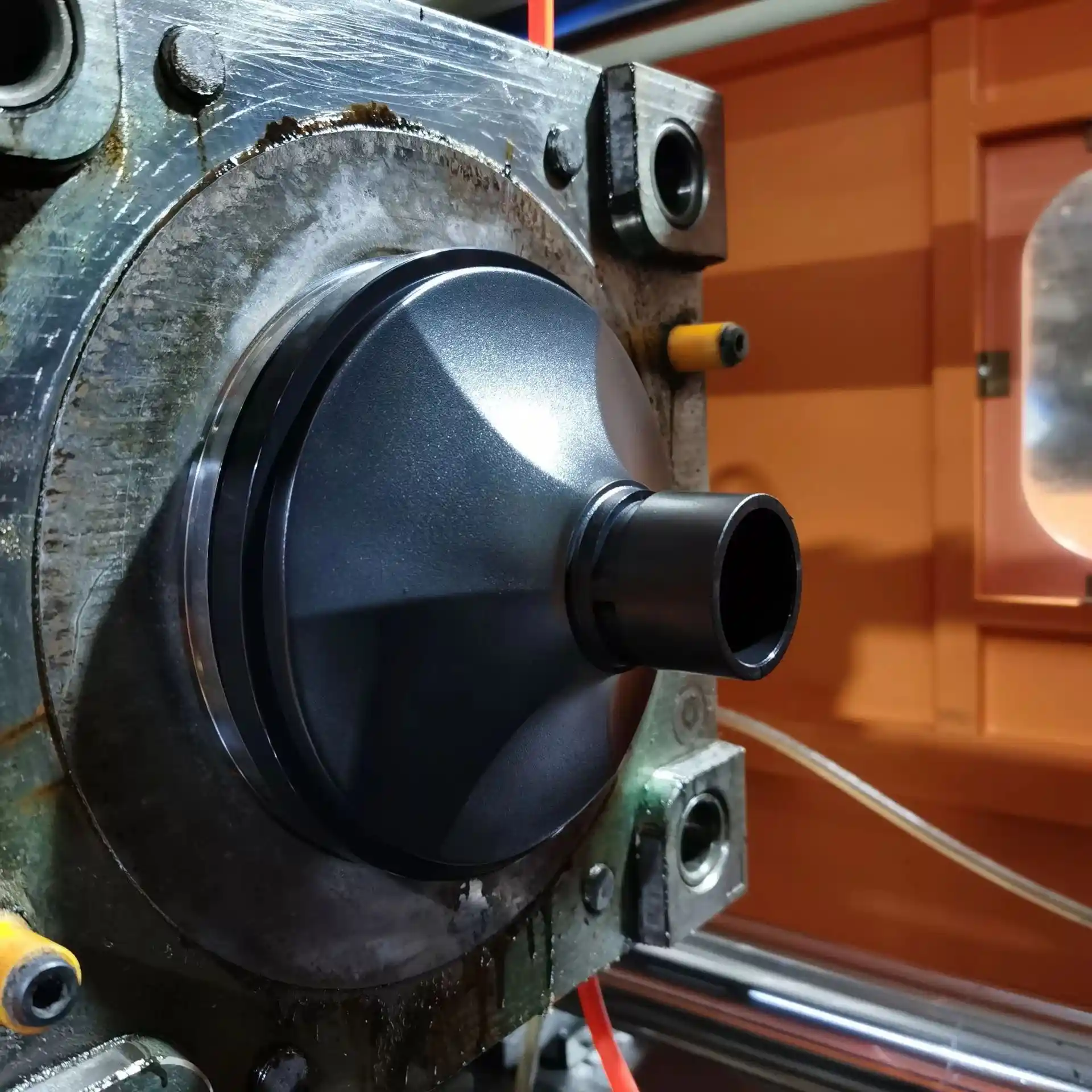 Injection Molding Plastic Manufacting Injection molding process producing high-quality plastic parts with precise dimensions and consistent surface finish