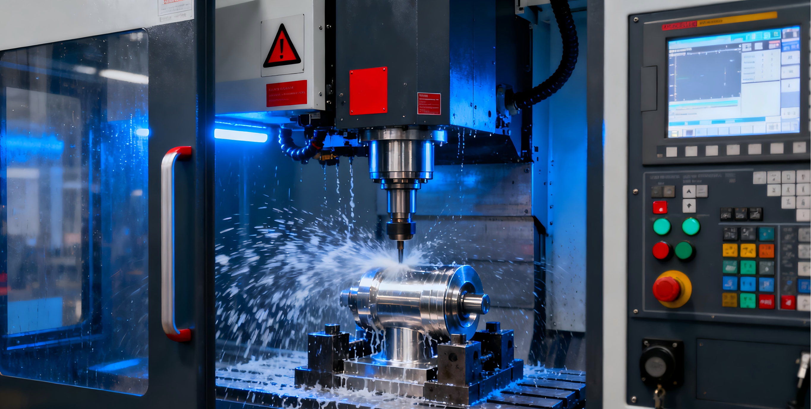 Three-axis machining