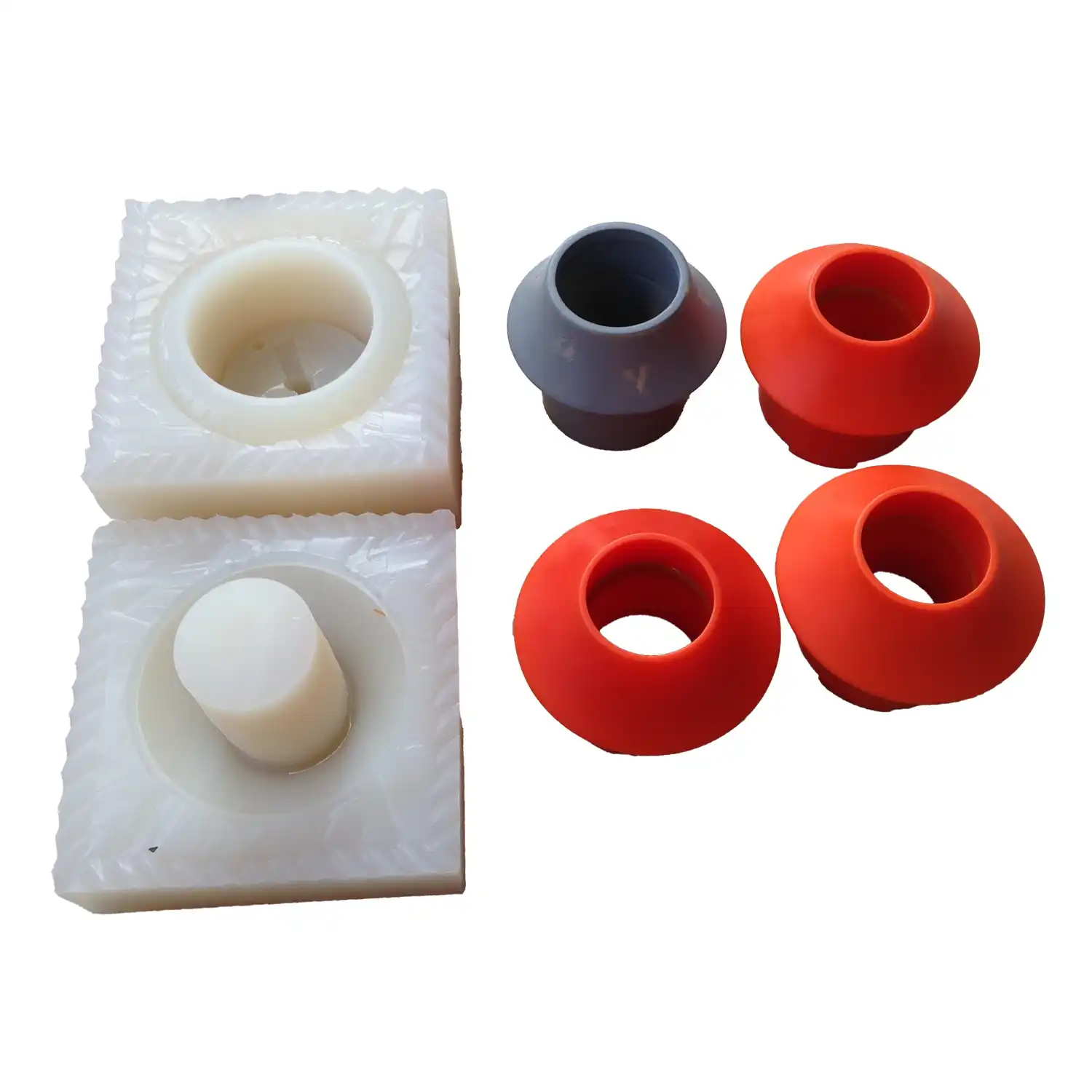 Urethane casting manufacturing process producing high-precision custom plastic parts